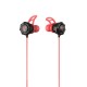 Tempest Battle Earphones Auriculares Gaming Rojo/Negro