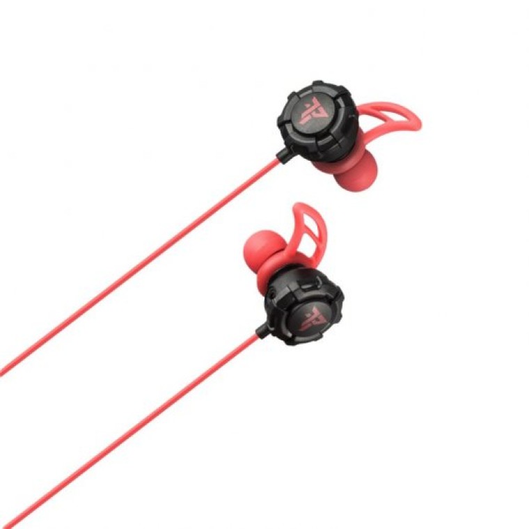 Tempest Battle Earphones Auriculares Gaming Rojo/Negro