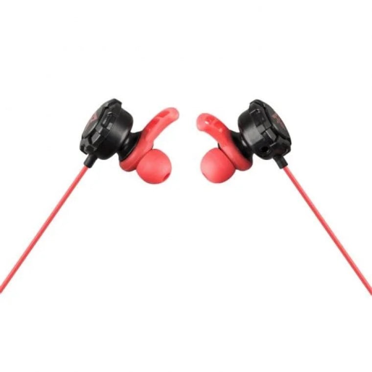 Tempest Battle Earphones Auriculares Gaming Rojo/Negro