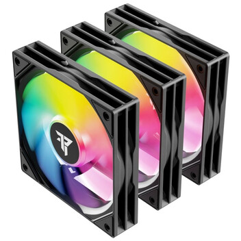 Tempest Fan 3x Pack 120mm con Controladora ARGB Black PWM Tempest Fan 3x Pack 120mm con Controladora ARGB Black PWM