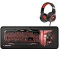 Tempest Oblivion Combo Gaming Teclado + Ratón + Auriculares + Alfombrilla