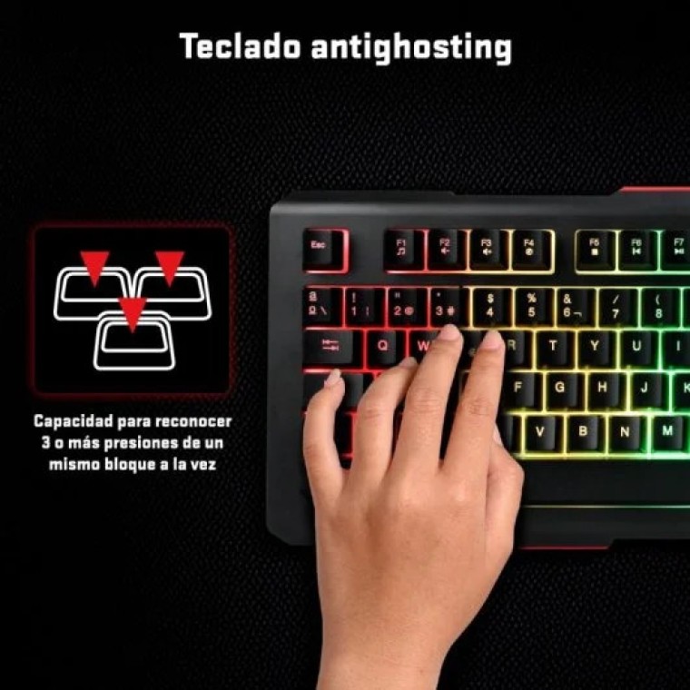 Tempest K9 RGB Backlit Teclado Gaming RGB