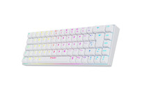 Tempest K20 Beast Teclado Mecánico Inalámbrico Gaming RGB TKL Mini Blanco