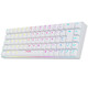 Tempest K20 Beast Teclado Mecánico Inalámbrico Gaming RGB TKL Mini Blanco