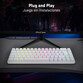 Tempest K20 Beast Teclado Mecánico Inalámbrico Gaming RGB TKL Mini Blanco