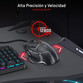 Tempest Phantom Strike Black Edition Ratón Gaming 12.800 DPI Gris