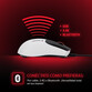 Tempest X18 Shatter Ratón Gaming Wireless RGB 11200DPI Blanco