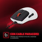 Tempest X18 Shatter Ratón Gaming Wireless RGB 11200DPI Blanco