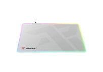 Tempest Mousepad RGB 46x36cm 4mm Alfombrilla Gaming Blanca