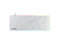 Tempest Mousepad RGB 80x30cm 3mm Alfombrilla Gaming Extended Blanca