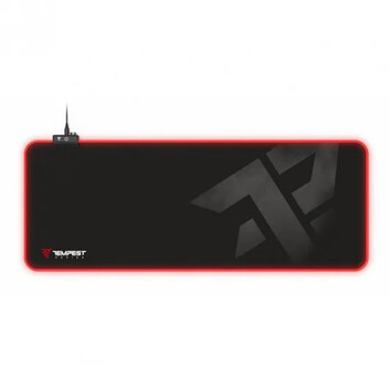 Tempest Mousepad RGB 80x30cm 3mm Alfombrilla Gaming Extended Negra Tempest Mousepad RGB 80x30cm 3mm Alfombrilla Gaming Extended Negra