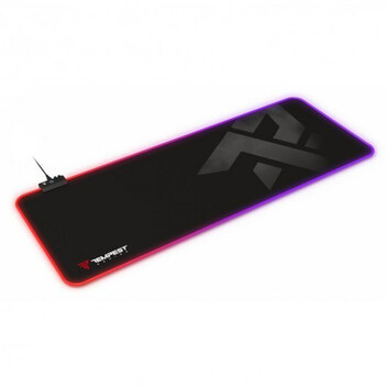 Tempest Mousepad RGB 80x30cm 3mm Alfombrilla Gaming Extended Negra Tempest Mousepad RGB 80x30cm 3mm Alfombrilla Gaming Extended Negra