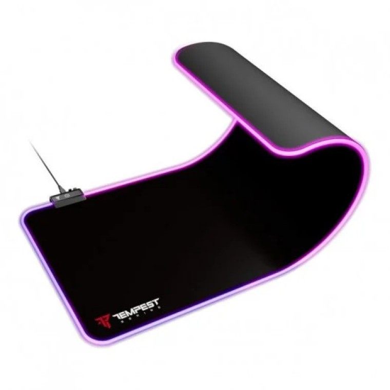 Tempest Mousepad RGB 80x30cm 3mm Alfombrilla Gaming Extended Negra