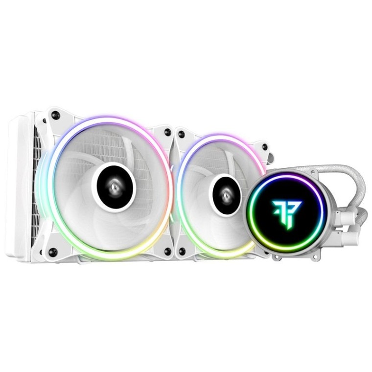 Tempest Gaming Liquid Cooler 240 Kit Refrigeración Líquida RGB Blanco