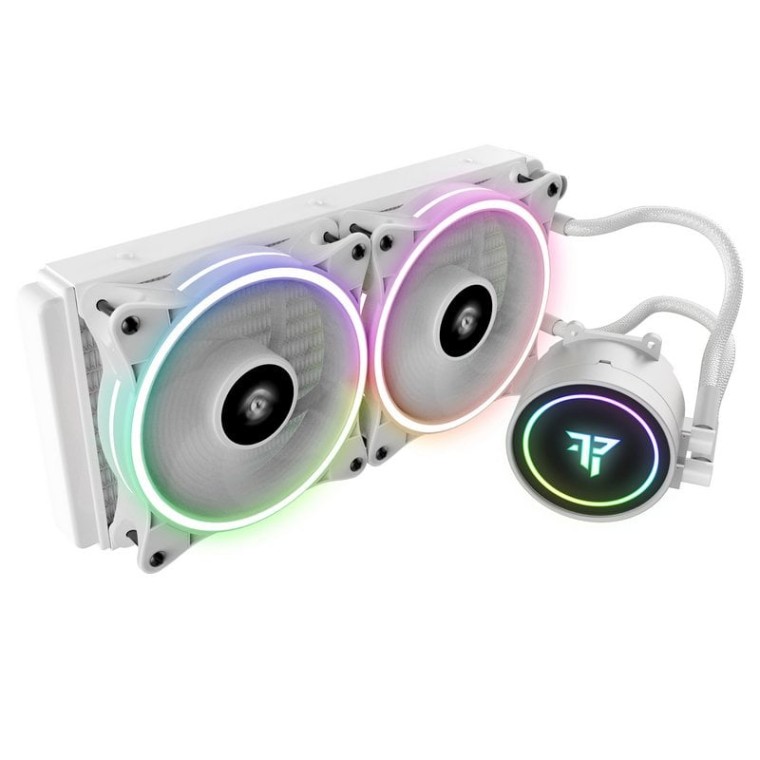 Tempest Gaming Liquid Cooler 240 Kit Refrigeración Líquida RGB Blanco