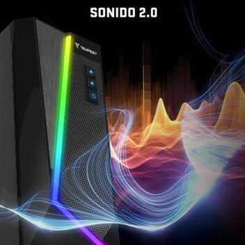 Tempest M20 RGB Master 2.0 Altavoces Gaming con Bluetooth Negros Tempest M20 RGB Master 2.0 Altavoces Gaming con Bluetooth Negros