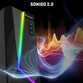 Tempest M20 RGB Master 2.0 Altavoces Gaming con Bluetooth Negros Tempest M20 RGB Master 2.0 Altavoces Gaming con Bluetooth Negros