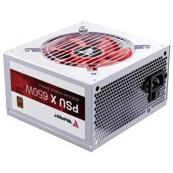 Tempest PSU X 650W 80+ Bronze Modular Fuente de Alimentación Blanca Tempest PSU X 650W 80+ Bronze Modular Fuente de Alimentación Blanca
