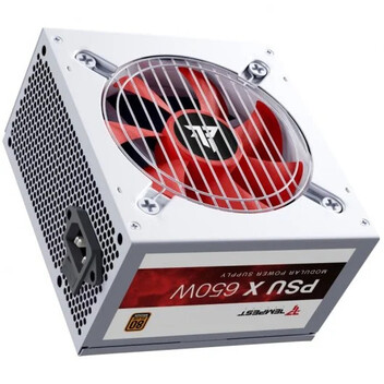 Tempest PSU X 650W 80+ Bronze Modular Fuente de Alimentación Blanca Tempest PSU X 650W 80+ Bronze Modular Fuente de Alimentación Blanca