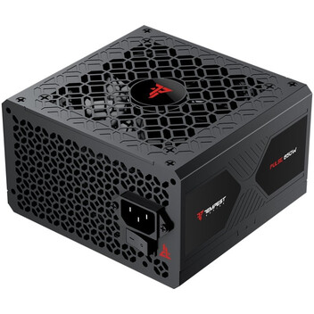 Fuente Alimentación Tempest Pulse PSU 650W Cybenetics Silver ATX 3.1 Fuente de Alimentación Negra