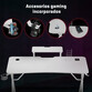 Tempest Haven White Mesa Gaming 120x60cm RGB Blanca Tempest Haven White Mesa Gaming 120x60cm RGB Blanca