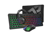 Tempest Combo 3100 PRO RGB Teclado + Ratón + Auriculares + Alfombrilla