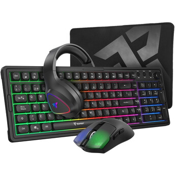 Tempest Combo 3100 PRO RGB Teclado + Ratón + Auriculares + Alfombrilla Tempest Combo 3100 PRO RGB Teclado + Ratón + Auriculares + Alfombrilla