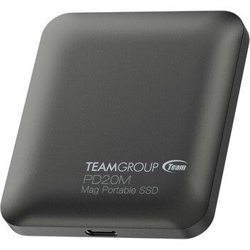 Disco Duro Team Group PD20M 2TB Disco SSD Externo Portátil 2000MB/s USB-C 3.2 Gen2x2 Negro