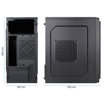 Torre PC TooQ TQC-4702U3C-B Mini Tower USB 3.0 Negra Torre PC TooQ TQC-4702U3C-B Mini Tower USB 3.0 Negra