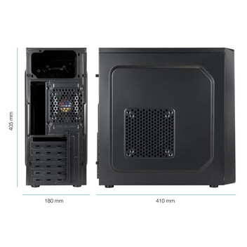 Torre PC TooQ TQC-5701U3C-B Midi Tower USB 3.0 Negra