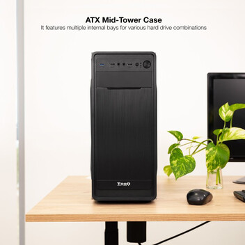 Torre PC TooQ TQC-5701U3C-B Midi Tower USB 3.0 Negra