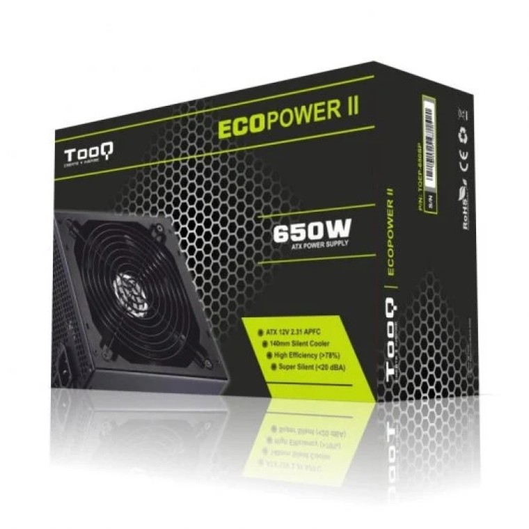 Tooq Ecopower II 650W PFC Activo