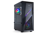 Torre PC TooQ TQGCC102-B Biohazard Cristal Templado USB 3.0 Negra