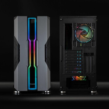 Torre PC Caja Gaming TooQ Nightcity TQGCC103-B ARGB ATX/Midi Tower Negro Plata Acero/Vidrio Templado Torre PC Caja Gaming TooQ Nightcity TQGCC103-B ARGB ATX/Midi Tower Negro Plata Acero/Vidrio Templado