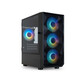 Torre PC Caja PC Gaming Seizure TQGCC901-B Mini Torre Acero Micro ATX Iluminación RGB Negro Torre PC Caja PC Gaming Seizure TQGCC901-B Mini Torre Acero Micro ATX Iluminación RGB Negro