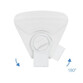 Tooq TQOWS-01W Altavoces Autoamplificados de Pared RMS 2x30W