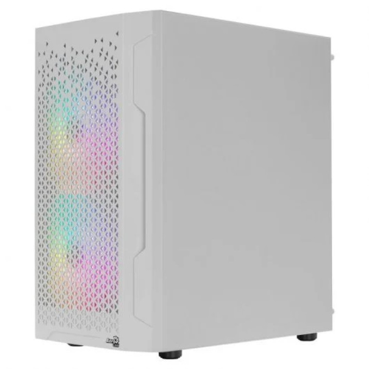 Aerocool TRINITYMINIWHV3 ARGB Cristal Templado USB 3.0 Blanco