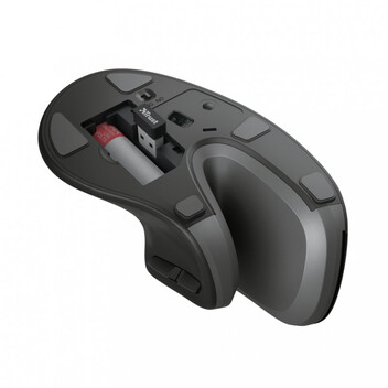 Trust Verro Ratón Ergonómico Inalámbrico 1600 DPI Negro