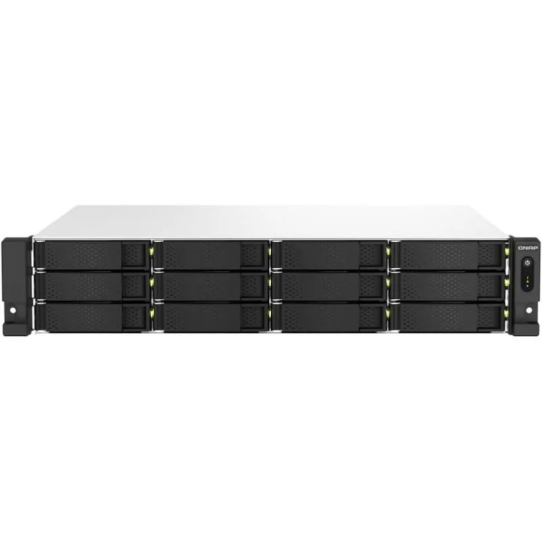 QNAP TS-1264U-RP-8G NAS 12 Bahías 2x2.5GbE Negro