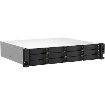 QNAP TS-1264U-RP-8G NAS 12 Bahías 2x2.5GbE Negro QNAP TS-1264U-RP-8G NAS 12 Bahías 2x2.5GbE Negro