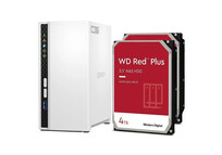 Qnap TS-233 Servidor NAS + 2x WD Red Plus 3.5" 4TB SATA 3