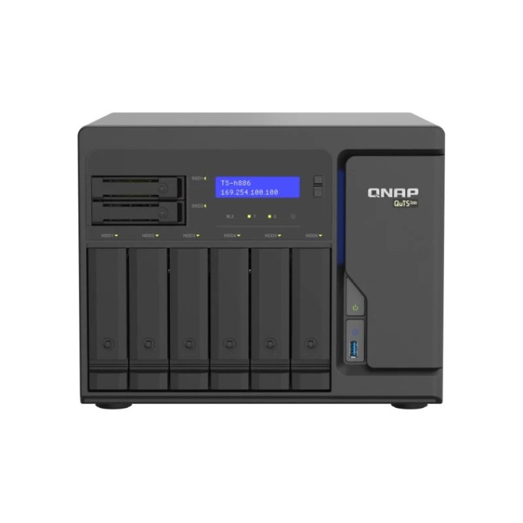 QNAP TS-H886 NAS Torre Ethernet Negro