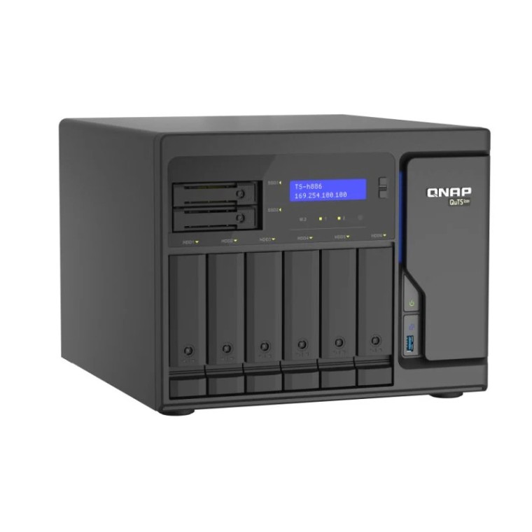 QNAP TS-H886 NAS Torre Ethernet Negro