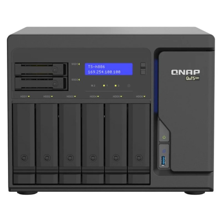 Qnap TS-h886-D1622-16G NAS 8 Bahías