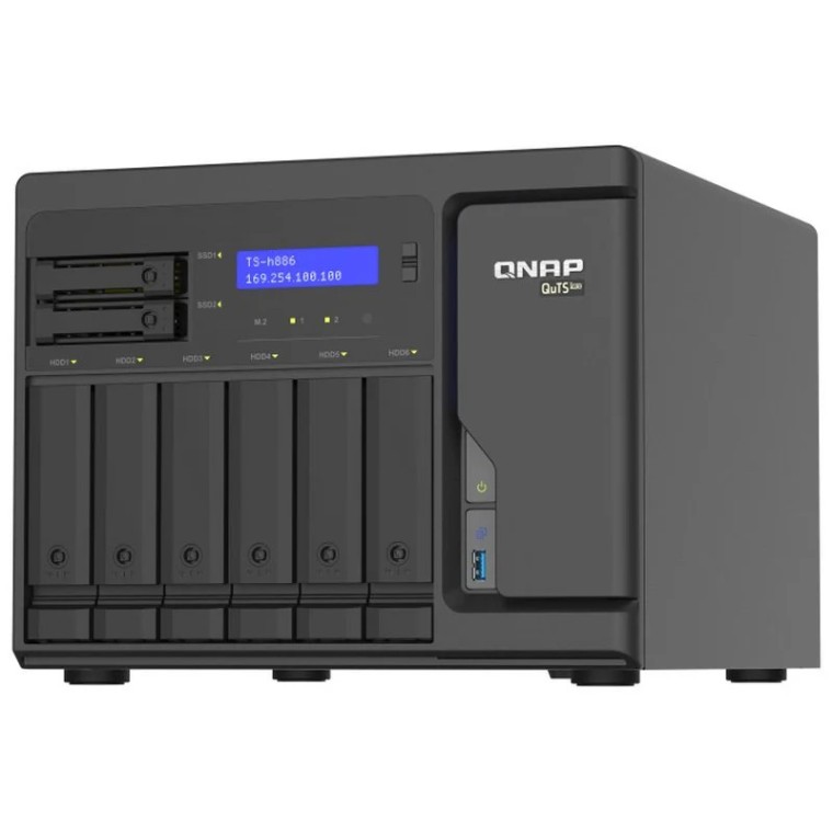 Qnap TS-h886-D1622-16G NAS 8 Bahías