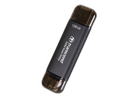 Disco Duro Transcend ESD310C 128GB SSD 3D NAND 1050MB/s USB 3.2 Gen 2x2 Aluminio AES Thunderbolt