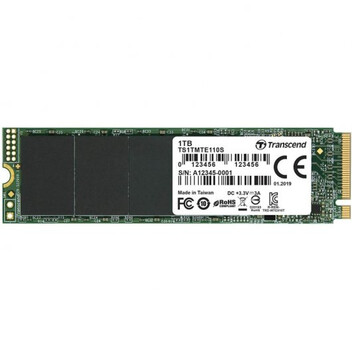 Transcend MTE110S SSD 1TB M.2 PCI Express Gen3 x4 NVMe Transcend MTE110S SSD 1TB M.2 PCI Express Gen3 x4 NVMe