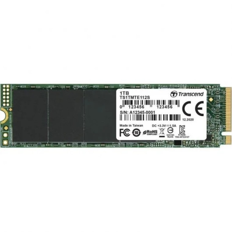 Transcend 112S 1TB SSD M.2 3D NAND NVMe PCIe 3.0