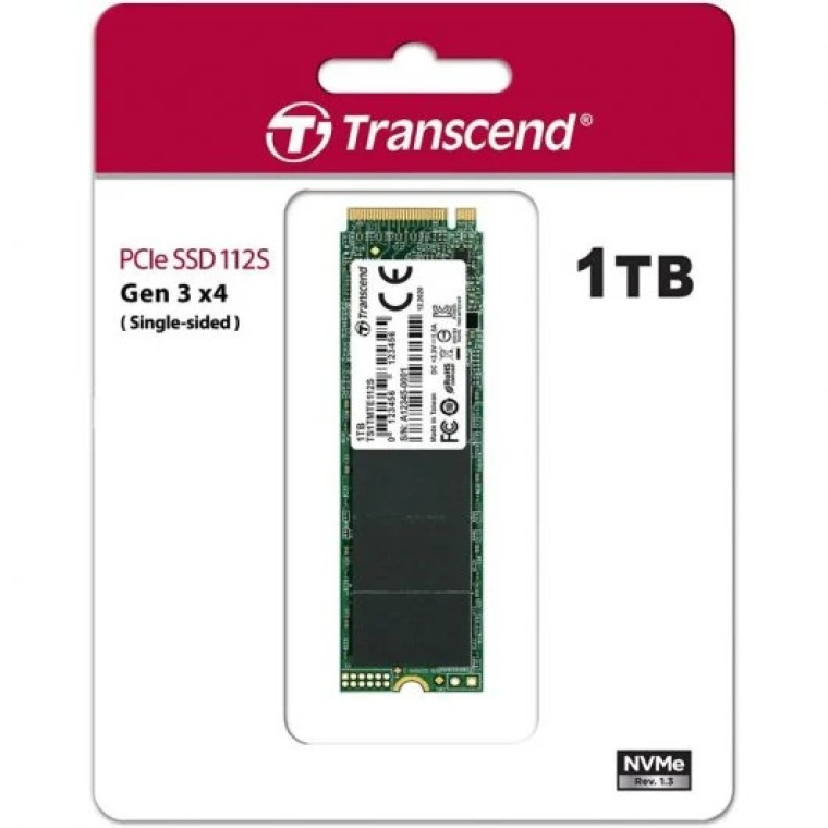 Transcend 112S 1TB SSD M.2 3D NAND NVMe PCIe 3.0