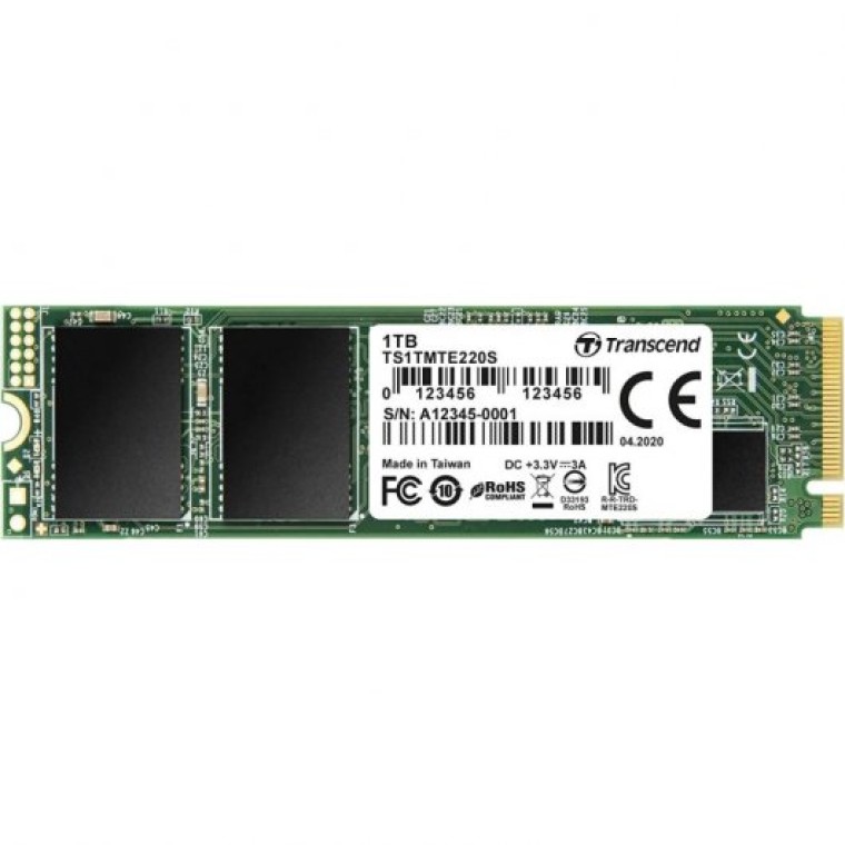 Transcend 220S 1TB SSD M.2 3D NAND NVMe PCIe 3.0